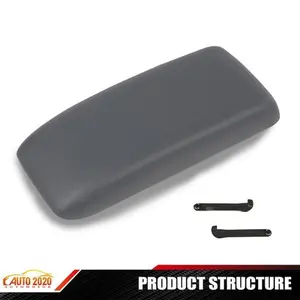 Gray Center Console Lid & Latch Fit For 1995-2000 Toyota Tacoma 96-98 4Runner