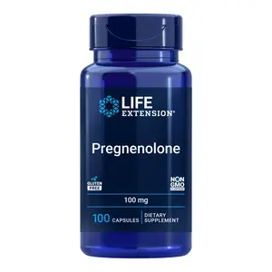Life Extension Pregnenolone 100 MG, 100 Capsules Life Extension Pregnenolone 100 MG, 100 Capsules