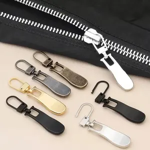 Detachable Zipper Head, 5 Counts Zipper Slider, Zipper Repair Kit, Sewing Accessories for Clothes, Bags, Jackets, Coats, Easy Remove