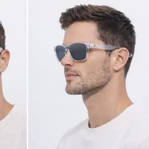Zaddy Gray Polarized Sunglasses with Gray Mirror Coating UV 400 Protection & Photochromic Frames for Outdoor Activities
