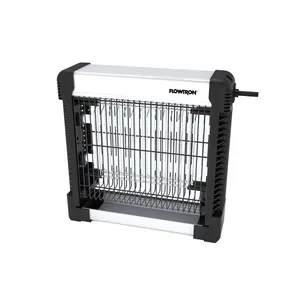 Flowtron Indoor Bug Zapper with 3000V Power, LED Lamp, 10W UV Bulbs & Easy-Clean Shock Grid