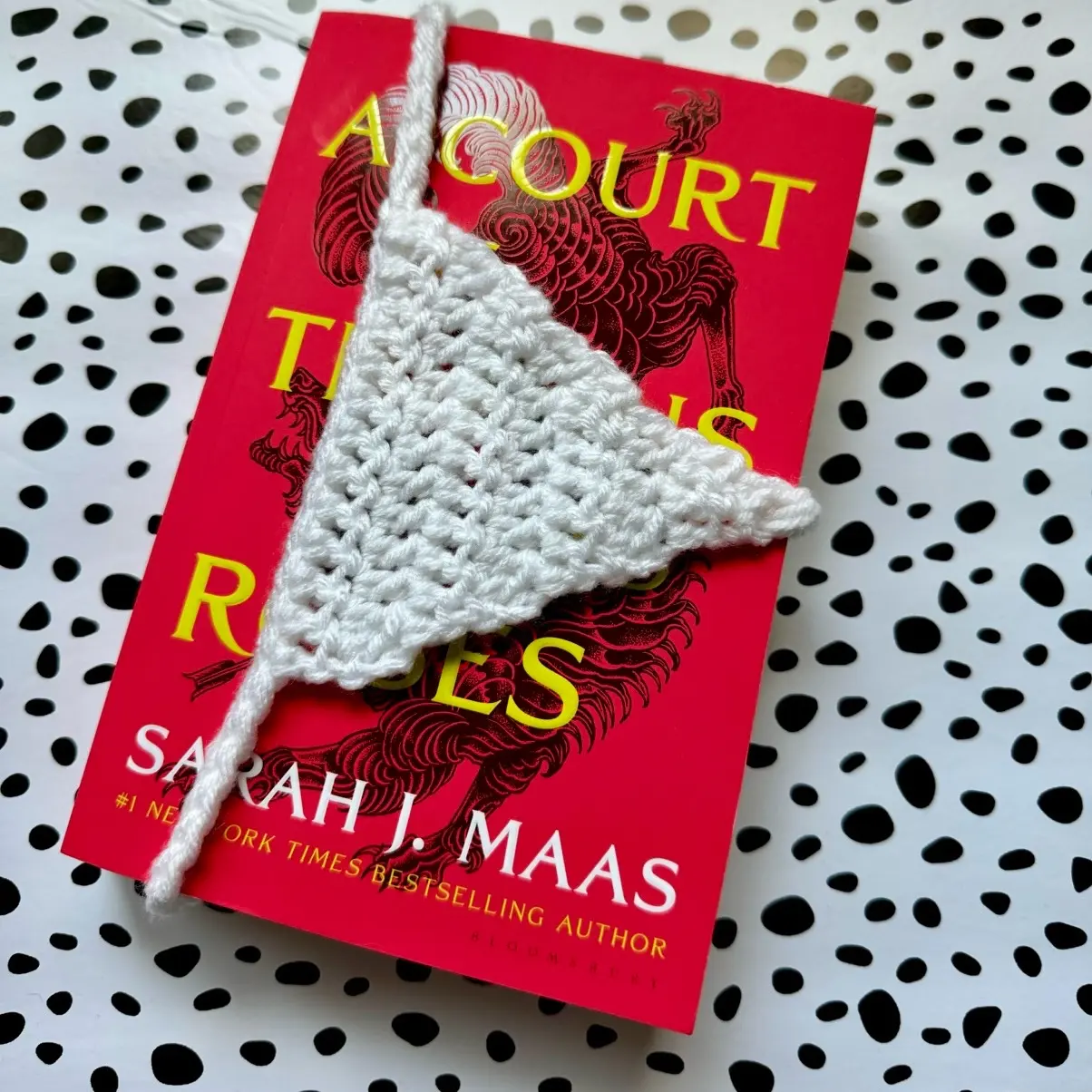 Crochet Thong Bookmark Romance Bookmark