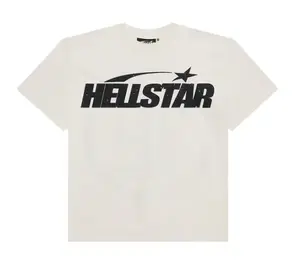 (100% Authentic with NFC TAG) Hellstar Classic T-Shirt White/Black (100% Authentic with NFC TAG) Hellstar Classic T-Shirt White/Black