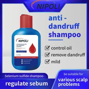 Selenium Disulfide HairCare ShampooOil Control Refreshing Anti-Dandruff Anti-itchScalp Cleansing Shampoo,300ML