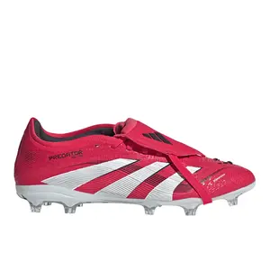adidas Mens Predator Pro Fold-Over Tongue Firm Ground Soccer Cleats  - Red