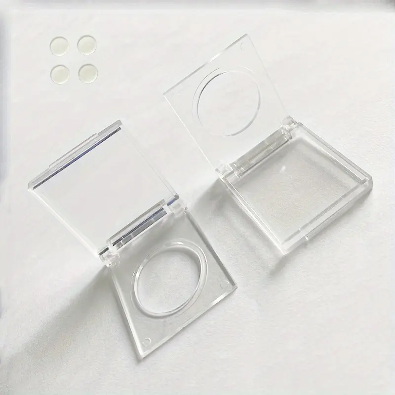 1 set Protective cover + double-sided sticker， Diamond Painting Accessories Light Pad Switch Cover, Anti Accidental Touch Button Protector Cover, Dustproof Protective Cover For Light Pad And Button, Practical Plastic Accessories