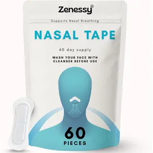 Transparent Nasal Strips 60 Pack – Gentle Breath Support for Sleeping, Snore Reduction, Comfortable & Safe (60)