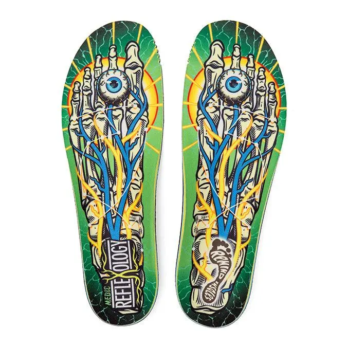 MEDIC IMPACT REFLEXOLOGY 5.5MM Mid-High Arch Insoles