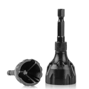 1/8"-3/4" Deburring External Chamfer Tool, Tungsten Carbide , Deburring Drill Bit, Remove Burr Tools, Repairing Damaged Metal Steel Screws,  and Fasteners