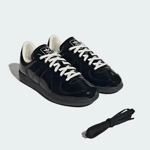 adidas Bw Army Black Patent Leather Men's Daily Casual Fashion Footwear Sneakers Walking Shoes Gym Training Athletic Comfort