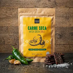 Hatch Green Chile Carne Seca - Dried Chilli Snack