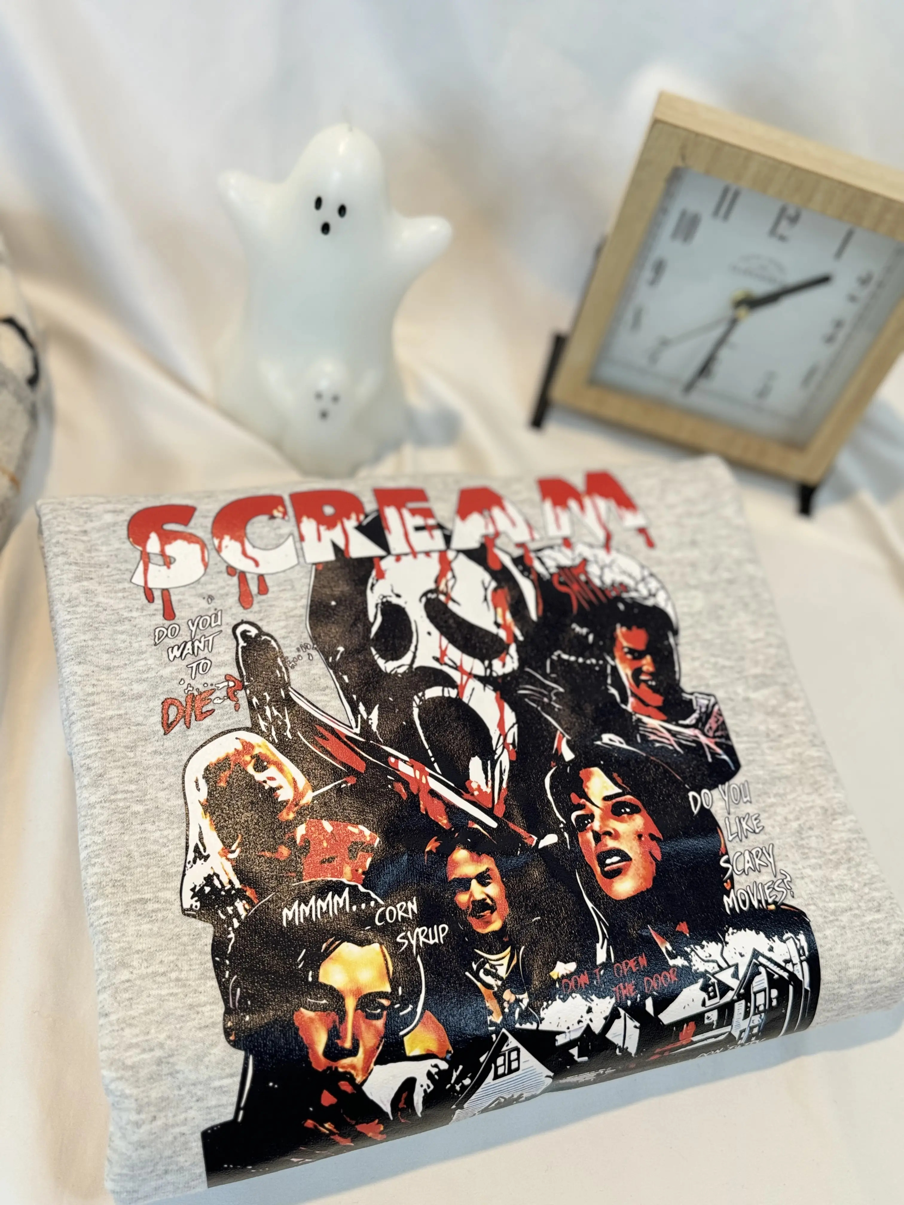 GHOSTFACE SWEATER CREWNECK LONG SLEEVE POLYESTER COTTON