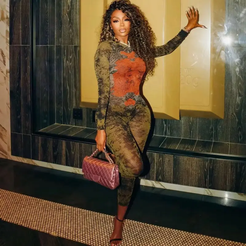 Women's Olive Green Jumpsuit