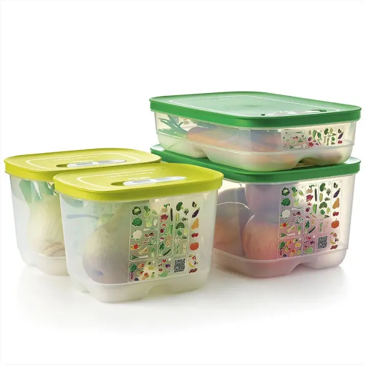 Tupperware FridgeSmart - Optimal Storage Containers for Fresh Produce with 3-Position Vent Slider & ACE System for Efficient Refrigeration