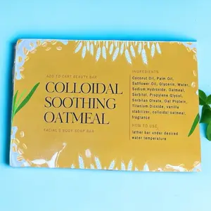 Add To Cart Beauty Colloidal Oatmeal Facial & Soap Bar for Soothing and Hydrating Skin