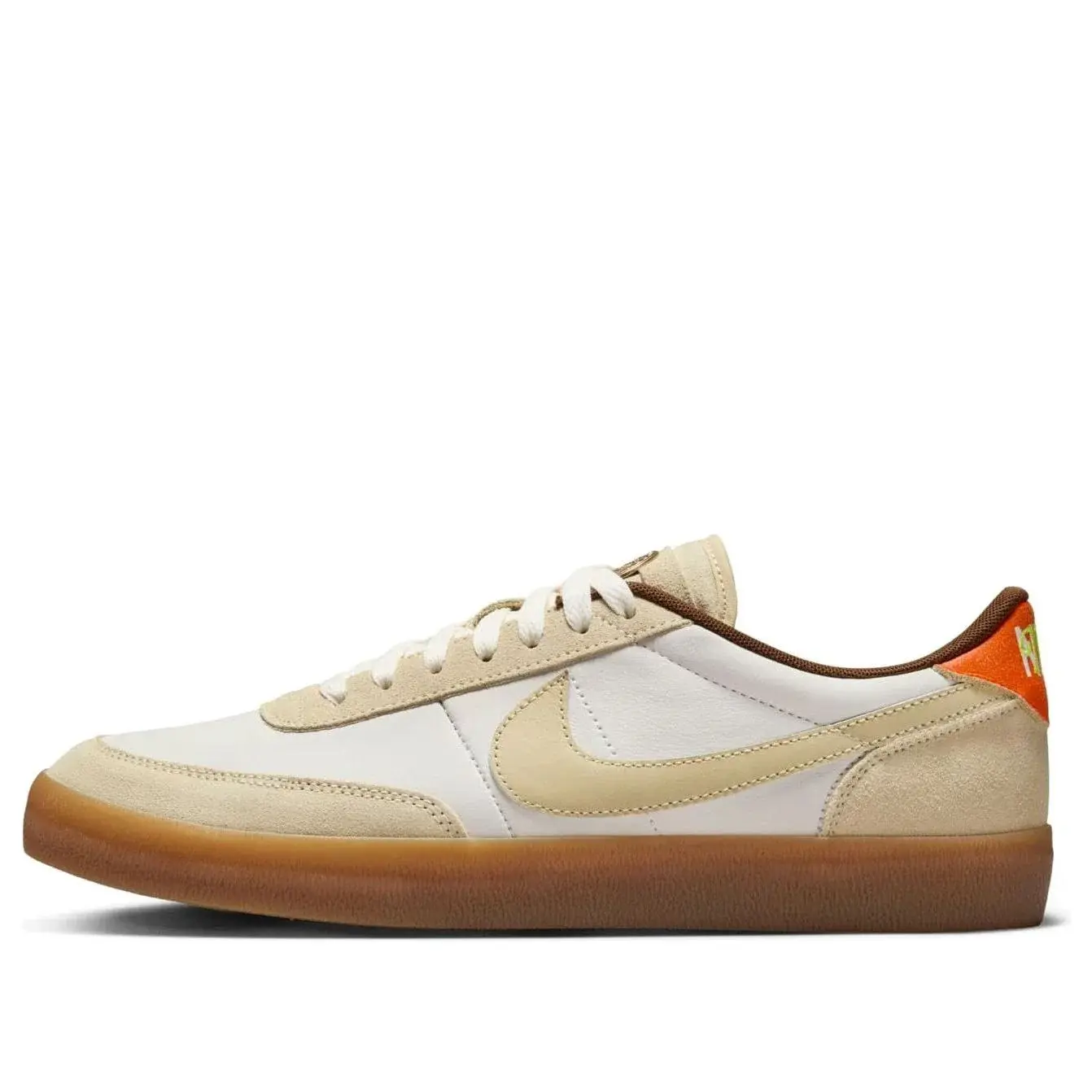 Nike Killshot 2 Leather Low-Top Closed Athletic Trainer - Men's Beige Casual Walking Footwear, House White Official Maison Mihara Shoes