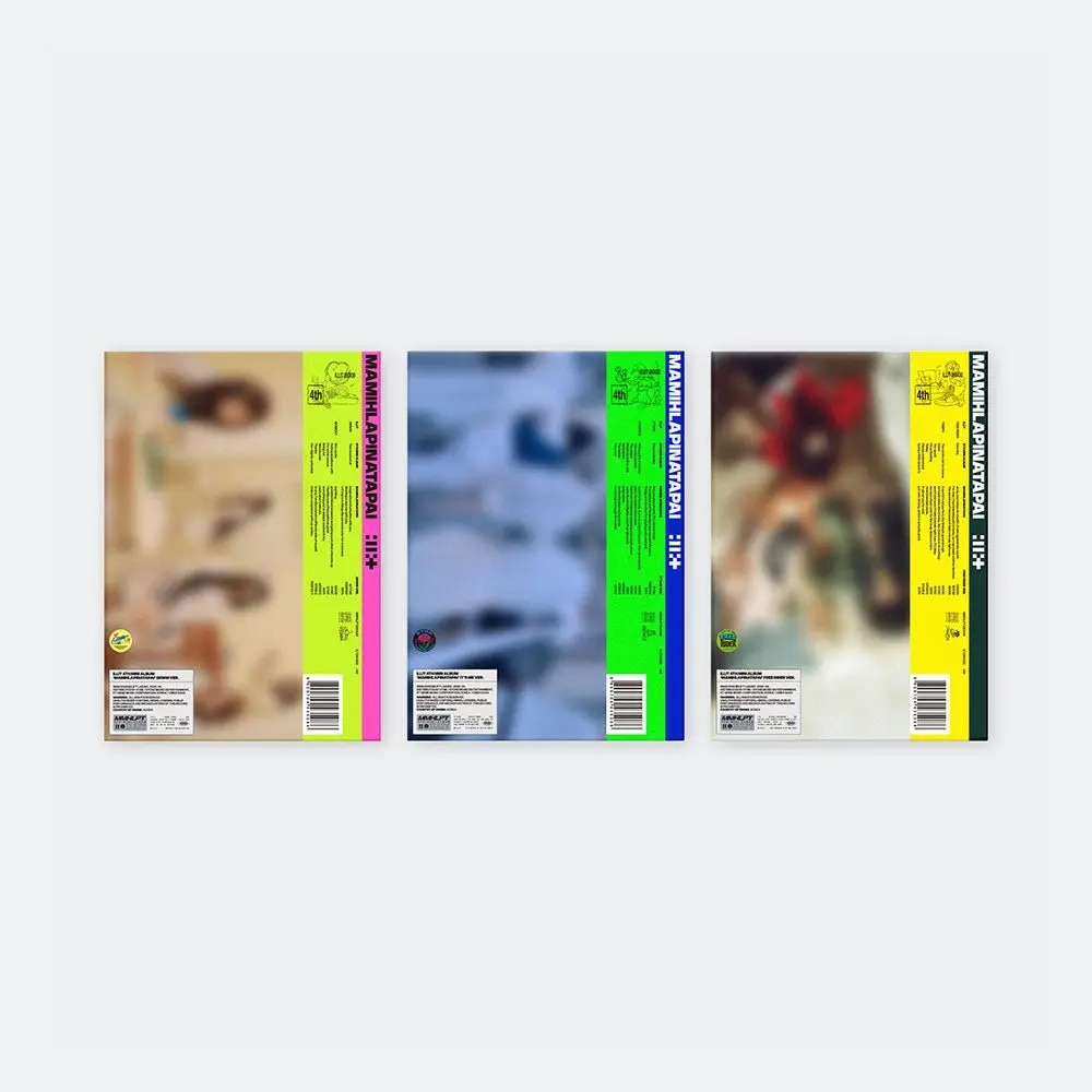 ILLIT – 4th Mini Album MAMIHLAPINATAPAI [Photobook Ver.] | Official K-Pop CD Album | GRWM / IT’S ME / FREE RIDER Ver. | 64p Photobook + 22p Accordion Book + 2 Random Photocards