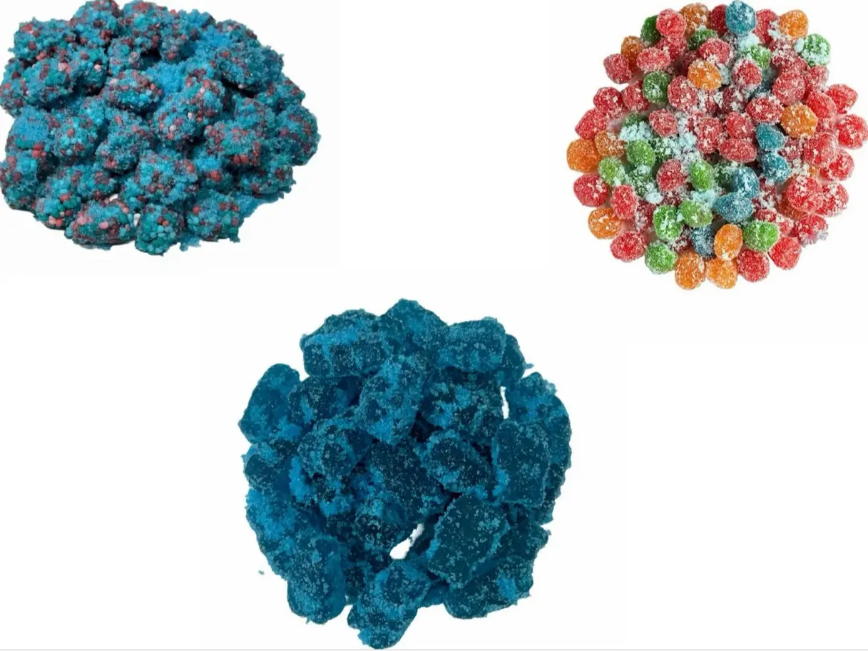 Mama V's Extreme Sour Bundle Fruit Gushers Blasts TikTok Viral #1 Extreme Sour Candy on TikTok Everyone's favorite Extreme Sour Blue Raspberry Candies in 1 Bundle!!