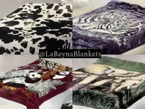 SL 12LBS 1PLY KING ANIMAL LUXURY BLANKET - 12-Pound 1-Ply King Size with Unique Animal Design - Single Piece for King-Sized Beds