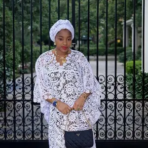 Flex beauty couture bubu Imperial Tomilola guipure white lace