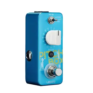 LEKATO Drop Pedal Harmonizer Guitar Effect Pedal, Mini Pitch Box Harmonizer Pitch Shifter Digital Octave Guitar Pedal, Pitch Guitar Effect DC 9V for Electric Guitar Bass True Bypass