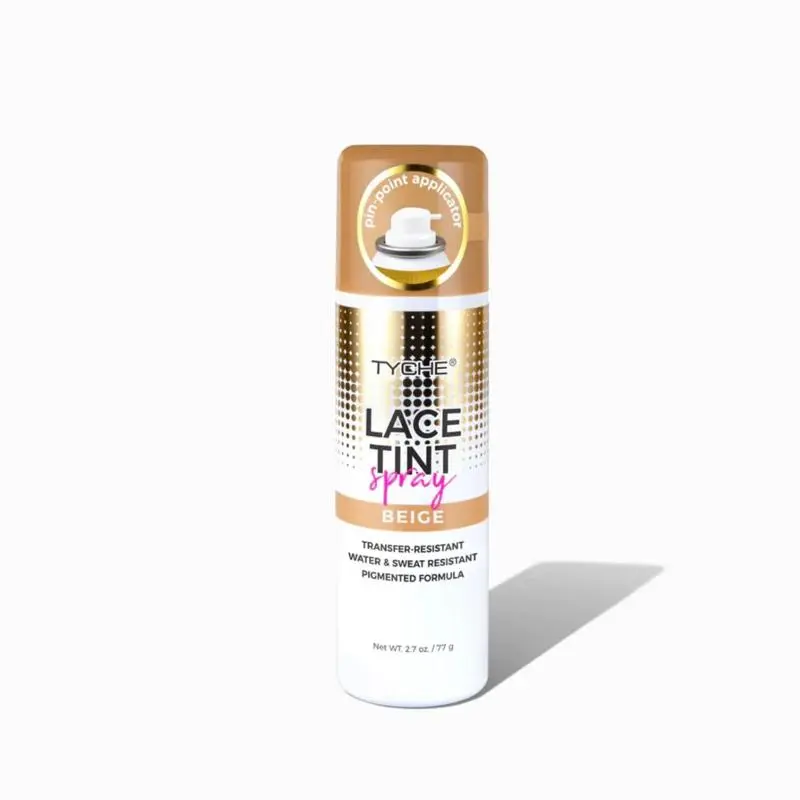 Tyche Haircare Conditioning Lace Tint Spray - Easy Apply, Iron Oxide Blend, Medium Beige Tint, Non-Invasive Color Enhancement Spray with Lace-Like Finish for Hair Styling Needs, Seamless Finish, Natural, Style, Look