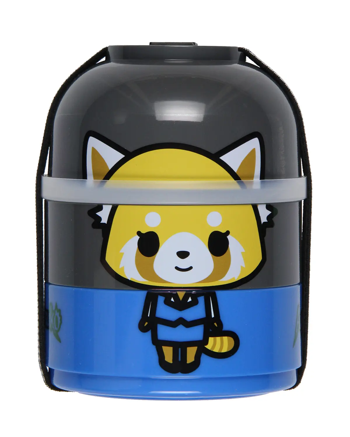 Sanrio Aggretsuko Bento Lunch Box 3-Compartment Stackable Container 5.5"