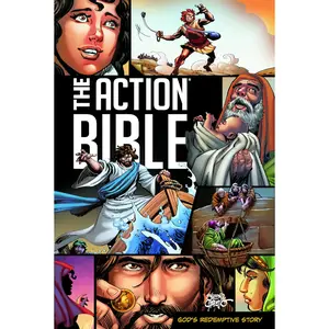 The Action Bible: God's Redemptive Story Action Bible Series Hardcover Edition with Vivid Illustrations and Engaging Stories