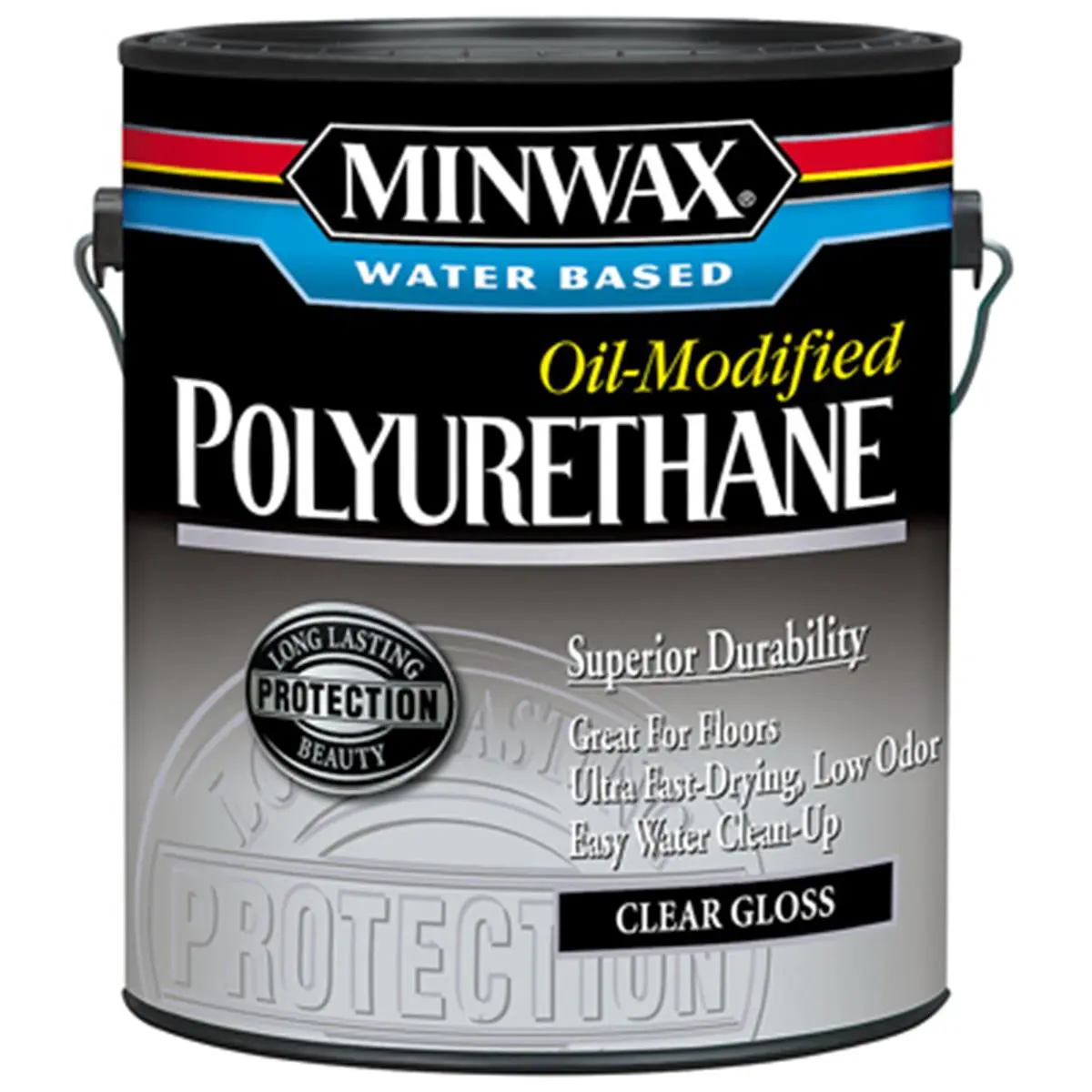 212 MAIN Minwax 71031 Water-Based Polyurethane Gal 2-Pack - Gloss Finish, Low Odor, Ultra Fast Dry, Easy to Clean, 10 lbs, 6.75x6.75x7.88 in, for Car Detailing, Paint Protection Paintwork