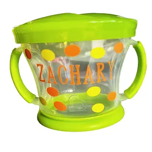 Personalized Kid Snack Cup – Customizable BPA-Free Toddler Snack Holder – Mess-Free Design