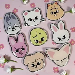 KPOP Phone Grip Holder Stand Mount Magnetic Phone Magnetic GripTok – Cute Cartoon Character Holder & Stand for All Phones