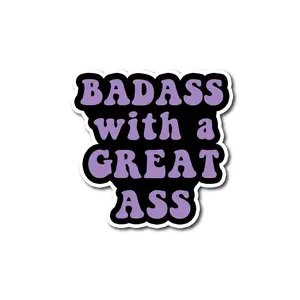 Bad Ass With A Great Ass Sticker Girls Who Lift Sticker Gym Sticker Crossfit Sticker Gym Rat Sticker