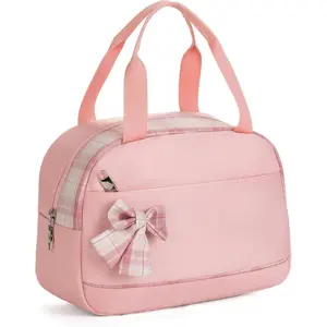 Lunch Bag for Women Men Cute Tote Bags  Insulated Beach Box Case Large Capacity Cooler Purse for Work Picnic Travel Office Camping Handbag School Bookbag for Girls,Teen,College,Student Pink