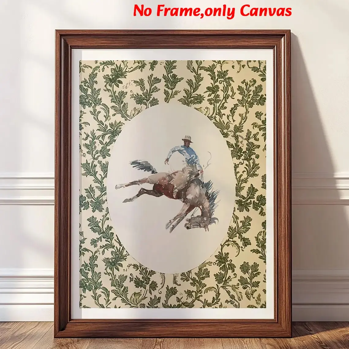 1 pc, wall art, artwork, Wall Decor Pictures, vintage poster, cowboy art print, Nancy Meyers aesthetic country farmhouse canvas painting, home decor, housewarming gift, unframed, Western Wall Art, Canvas Prints