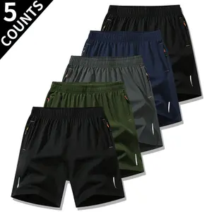 5-piece set with elastic waistband, no restrictive feel, polyester fabric that is skin-friendly and breathable, casual sports style, versatile for two occasions, comfortable.