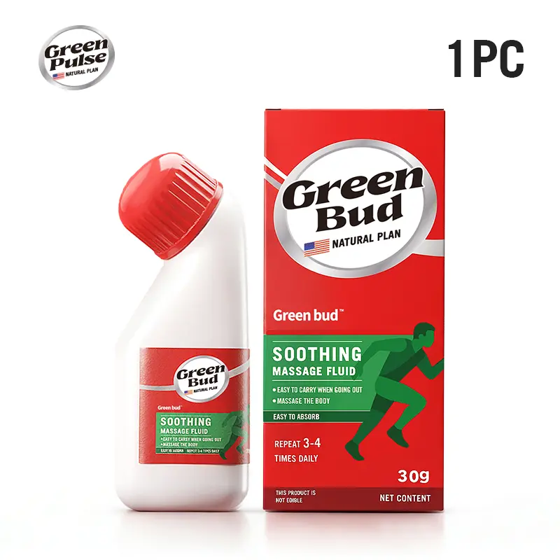 Green bud 5 Soothing Massang Fluid Contains natural herbal   extracts