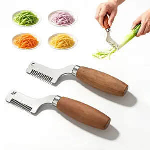 2-Piece Vegetable and Fruit Slicer Set, Vegetable Cutter, Vegetable Cutting Slicer, Ideal for Ginger, Garlic, Herbs, Home and Restaurant Prep Tools, Essential Kitchen Gadgets
