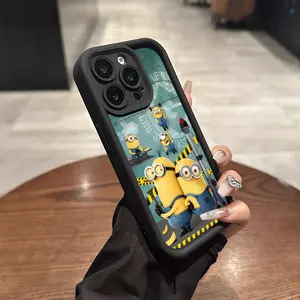 Minions Phone Case for iphone 17 16 Air 15 14 Pro Max Plus soft shell Cover