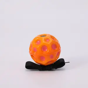 Moon Ball Wrist Bouncy Toy - High Elastic Hand Throw Ball with String, Portable Outdoor Stress Relief Toy