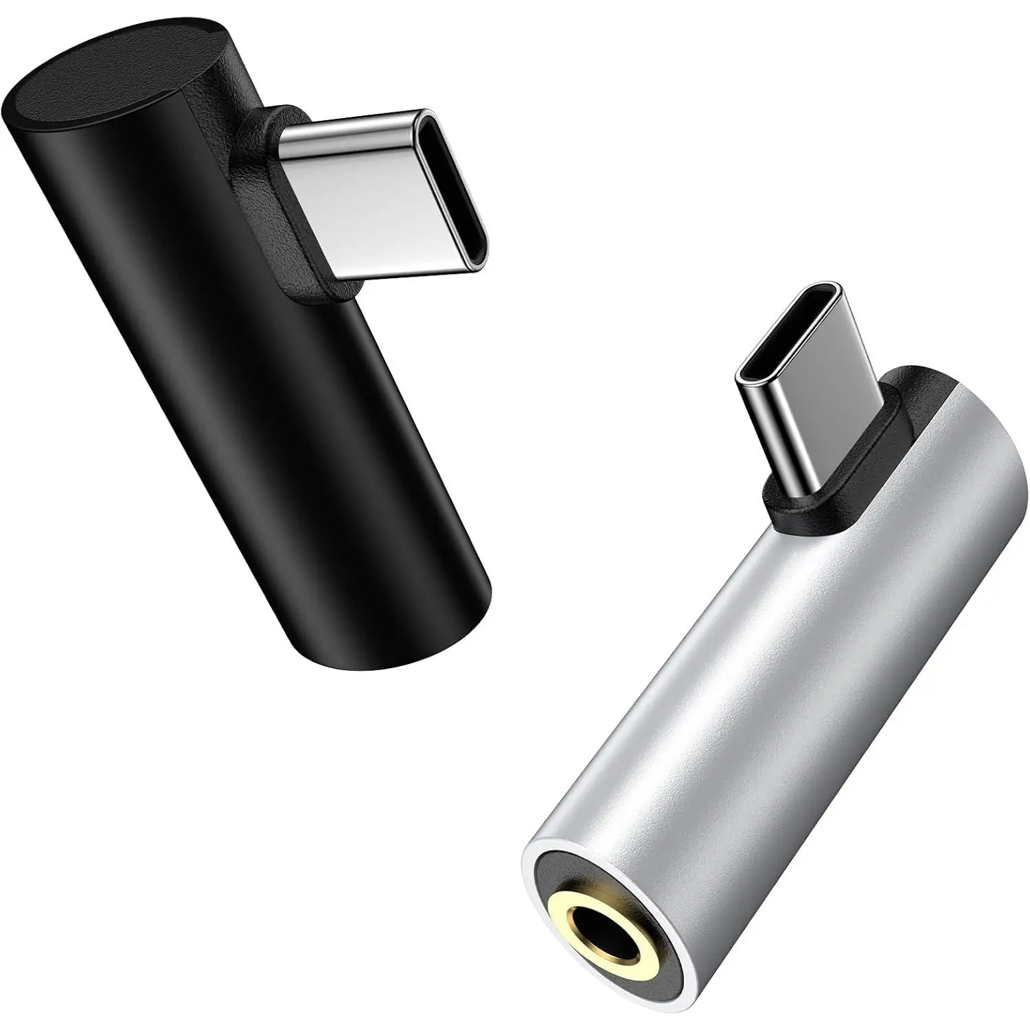 Galaxy S25 Ultra S24 FE Plus A16 5G Z Fold 6 2Pack 3.5mm to Headphone Adapter USB C USB C to 3.5mm Adapter Plug Earphone Jack Dongle