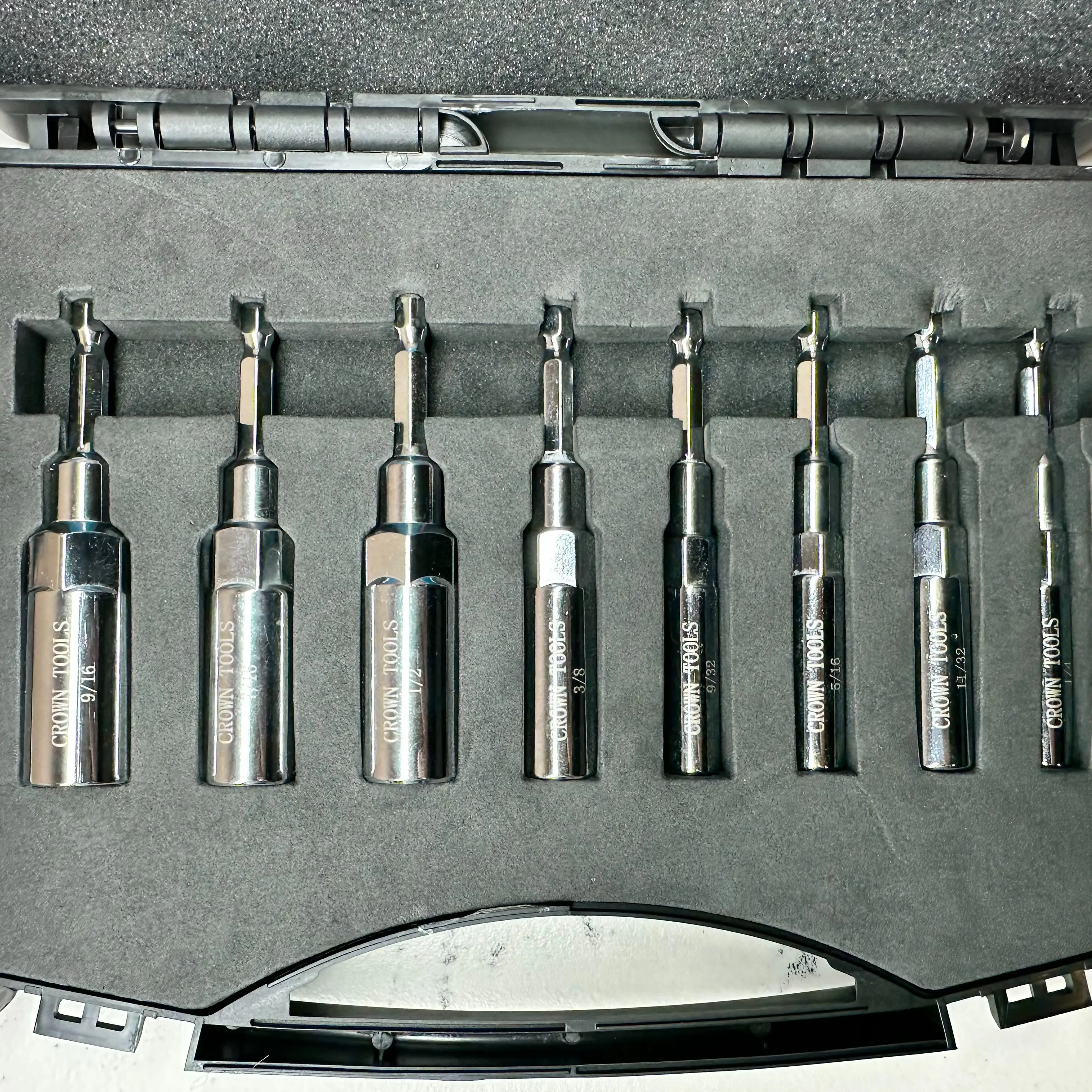 CROWNTOOLS 8PC SEA EXTRA DEEP MAGNETIC NUT DRIVER SET