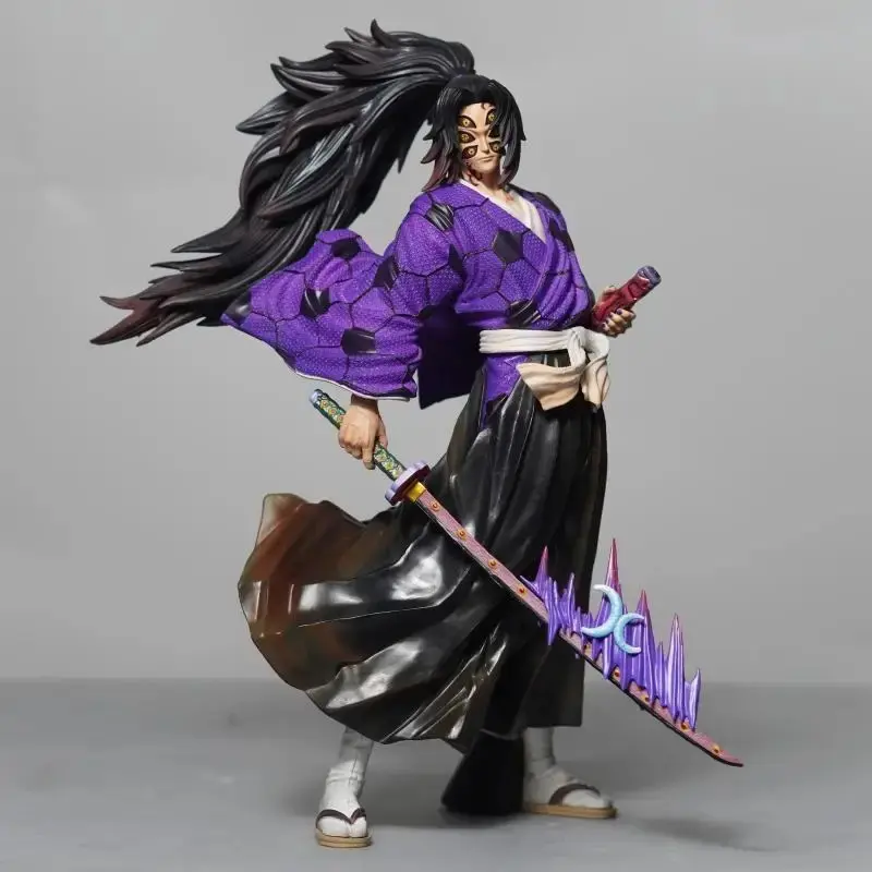 Ft Kokushibou Gk Figure Demon Slayer Anime Statue Desktop Decor Collectible Ornament Birthday Gift Collection For Anime Fans