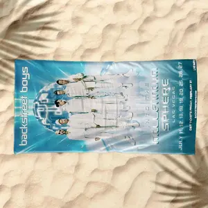 1 piece Backstreet Boys Millennium Sphere Las Vegas Concert themed beach towel - Super soft fluffy flannel sofa blanket, suitable for beds and sofas, all-season use, modern geometric pattern design, digital printing, 100% polyester material