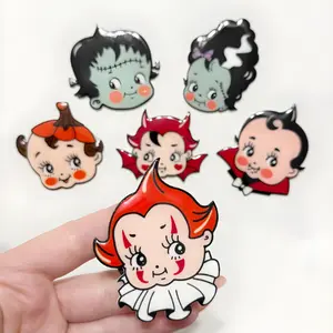 Kewpie Horror Baby Phone Grip Halloween Spooky Style, Phone Holder, Kindle Grip