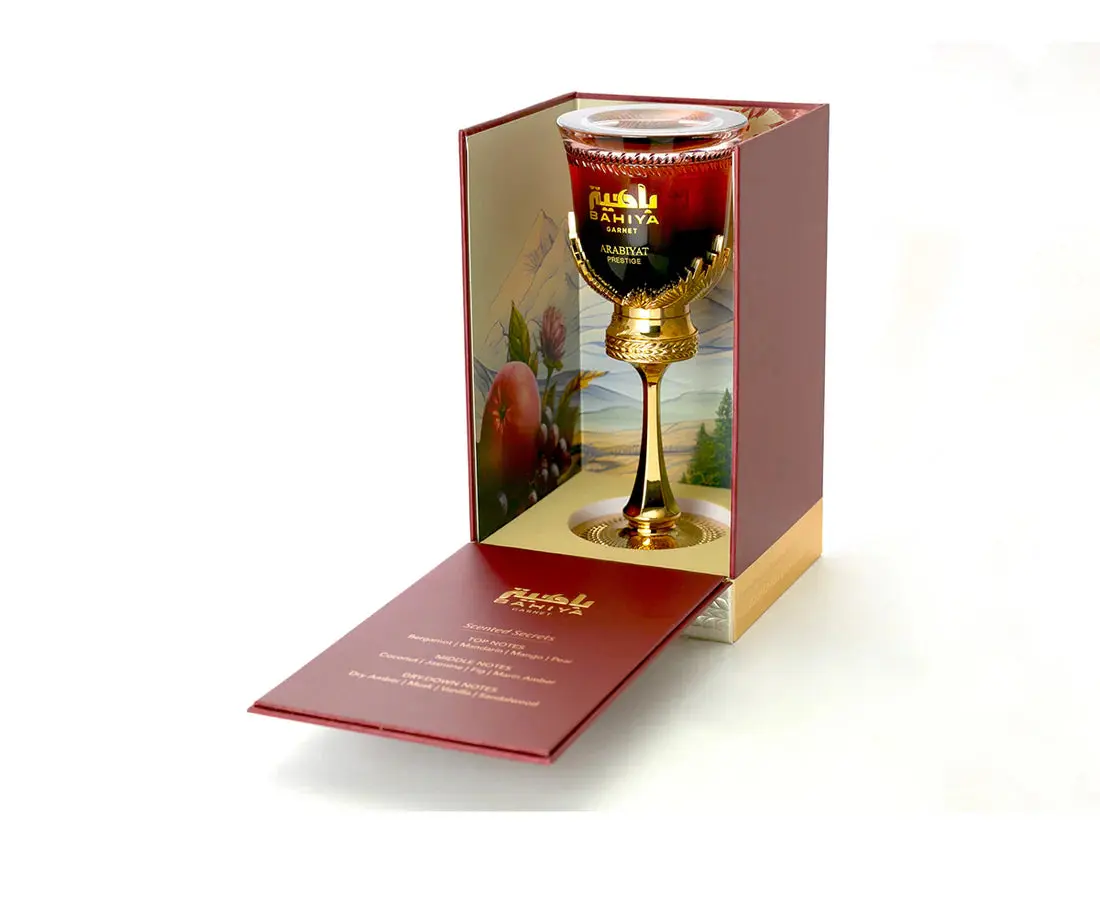 Arabiyat Prestige Bahiya Eau de Parfum, Floral Fruity Arabian Women's Fragrance with Jasmine, Vanilla & Amber Notes, 100ml (3.4oz), Floral Scents, Arabian Scent, Floral Fruity Fragrance