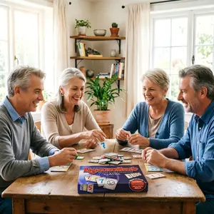 Rummy Classic Large Number Card Game Set, Luxury Thick Cards, Family Strategy Board Game, Israeli Mahjong Style, Adult Leisure Party Game