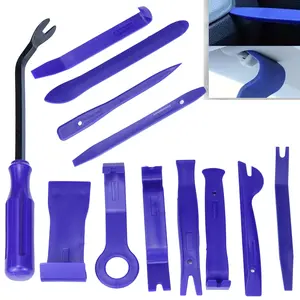 12pcs Auto Trim Removal Tool Kit, Car Panel Door Window Tools Kit, No Scratch Auto Clip Fastener Remover Pry Set for Auto Trim Fastener Removal-Interior Trim, Automotive Repair Tools, Automotive Maintenance Tools, Automotive Vehicle Tool