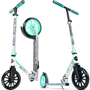 Madd Gear Kruzer 200 Folding Scooter - White / Teal