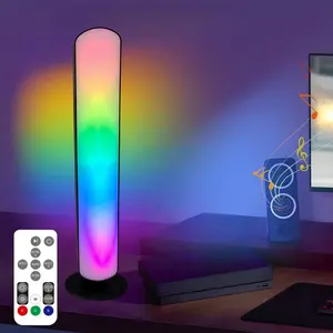 RGB LED Strip Light Syncs Music, USB Powered Dynamic Modes, Remote Control Color Changing Backlight for Gaming TV, PC Room Monitor Desk, Dynamic Led Lights