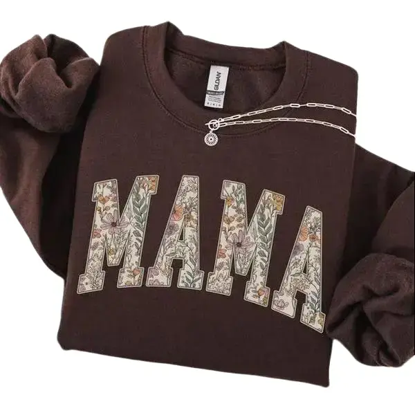 Mama Sweatshirt & T-shirt, Mama Sweater, Mama Floral Sweatshirt, Floral Mama, Cute Mom Sweatshirt, Trendy Mom Gift
